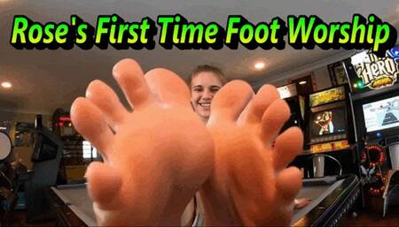 Rose's First Time Foot Worship
