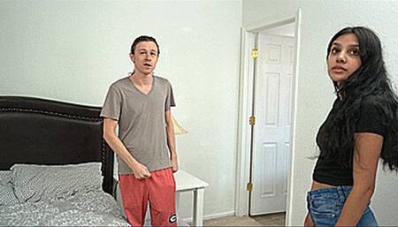 Jasmine Angel - Sexy Exotic Teen Fucks Big Dick Landlord - PART 1A (HD 1080p MP4)