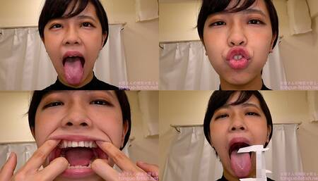 Fuuka Nagano - Erotic Long Tongue and Mouth Showing - 1080p