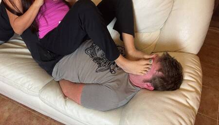 Vicious Foot Domination For My Lazy Husband