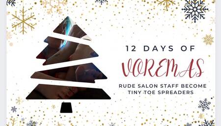 Shrinking Eating and Using the Salon Staff as Toe Spreaders