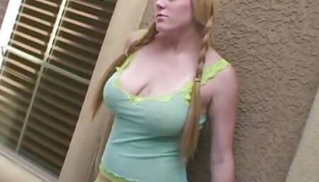 Hot Blonde big breast and selfie photoshoot