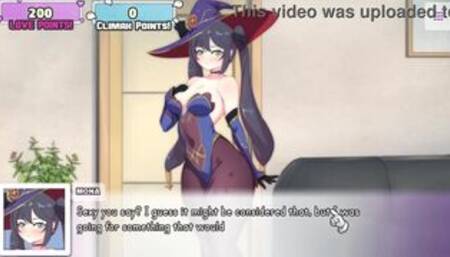 [Gameplay] Waifu Hub S5 - Mona from Genshin Impact [ Parody Hentai game PornPlay ]...