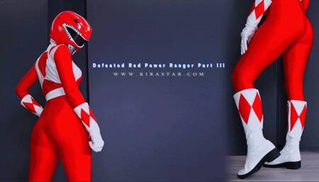 4K Defeated Red Power Ranger Part lll