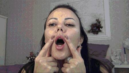 Jerk off on my lips like a fish and a duck V2c