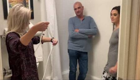 Tied Talettes 6 from Unexpected Guest Prank Mp4