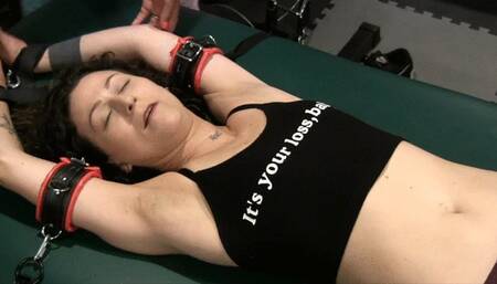 Nadia's ARMPITS & BELLY Tickling " omg, your not going to hold me down!" LOW