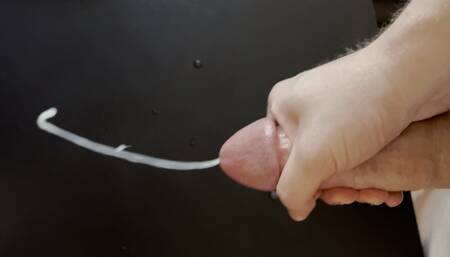 Stroking my cock 1