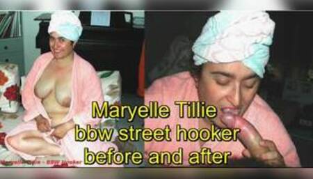 Maryelle Tillie bbw granny hooker before after porn