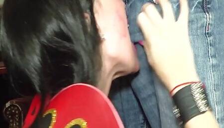 Hot Babe Gets Gangbanged Hard