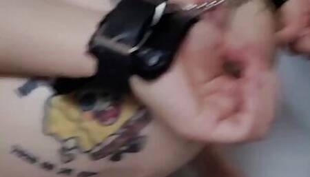 korean queen cigarette Torture, asshole ashtray, butt tattoo 02