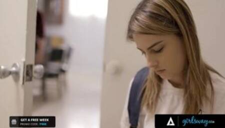 GIRLSWAY - Kristen Scott Fucks Kendra Spade In The Woods After Ruining The Porn She Masturbated On