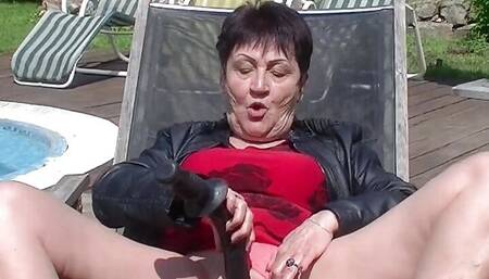 Granny loves his young and hard dick