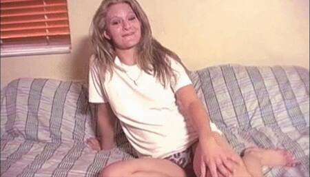 part 1, Candi fucks new girl with huge dildo