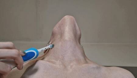 Giving my neck a special treatment