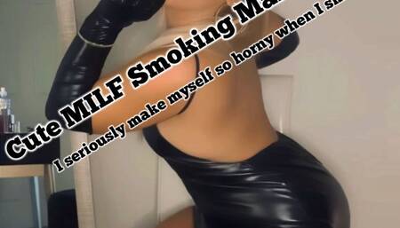 Hey, seriously make myself so horny when I smoke cigarettes and Marlboro Reds are like old school for me so smoky in Marlboro red and a cigarette holder all dressed up just makes me crazy for myself