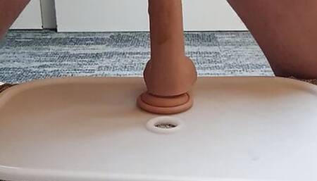 Anal dildo fuck and cumshot and fuck it again