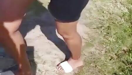Desi wife nude in village