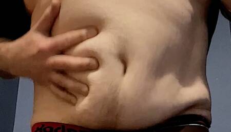 Big Chubby Gut Belly Play Show