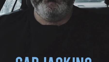 76CurvyNThick - CAR JACKING - Sexy Chubby Daddy Pulls Over in Car to Jerk It