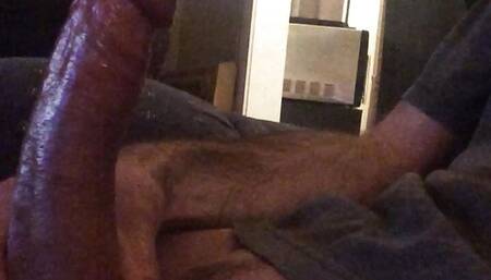 Straight man jerking off on the couch