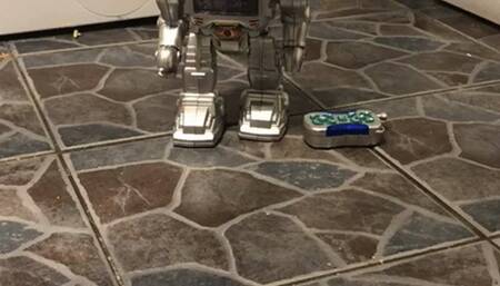 2nd Toy robot destroyed