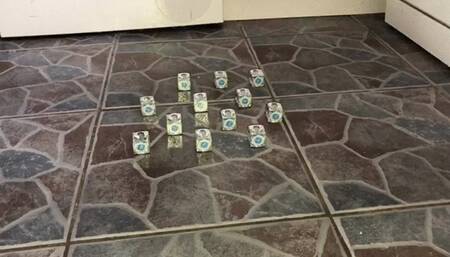 Peep toe stilettoes crush flash cubes