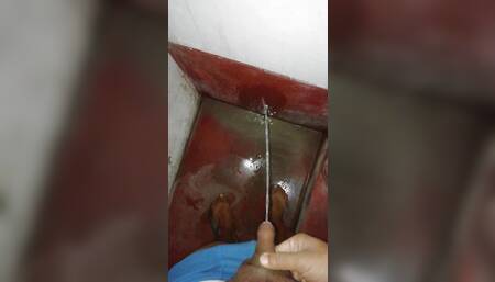 Sri Lankan young boy peeing black cock asian