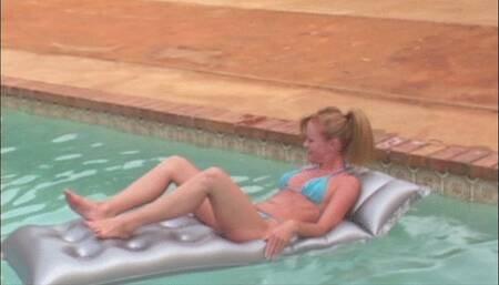 part 1, Fun with milf on the pool float