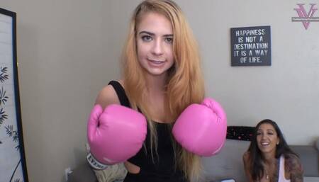 Boxing glove maker gets beatdown POV- 4k