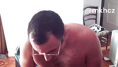 bating with silicon toy