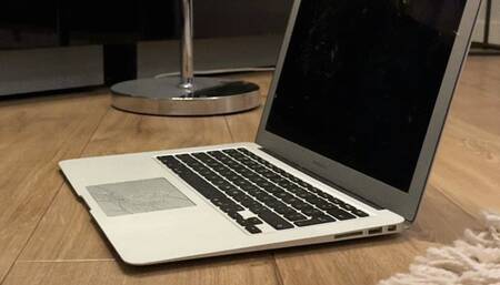 Slow mo laptop destroyed with boots