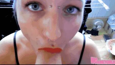 A good blowjob and cum swallowing