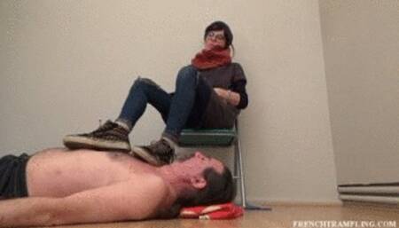 2213 Socks worship with Melanie