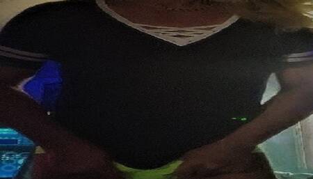 Showing him my girly COCK, I was so fucking hot for his thick cock, the taste of him! would you love to have this?