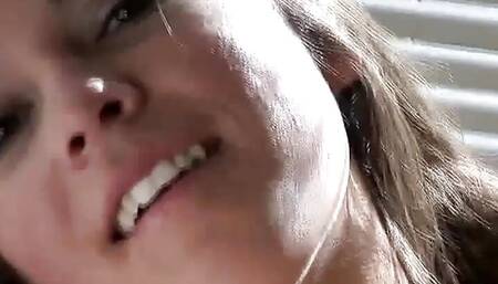 Sweet Brunette perfect tits and Nice Ass closeup