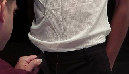 Two hung suited guys bareback cute innocent smooth twink