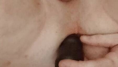 Oniasura969 twink uncut and chubby fuck himself with vibrator and his little dick cum