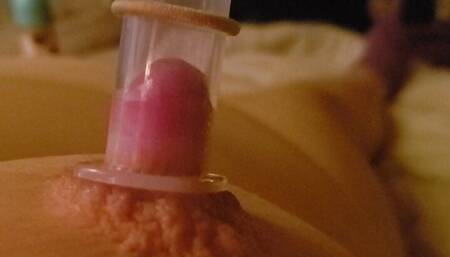 Play with nipple pump