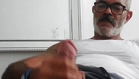 bator with dad bod jerking off again