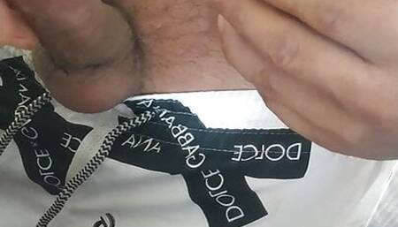 cumming and massaging my dick