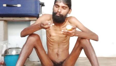 Part 2 Rajeshplayboy993 eating roasted sweet corn
