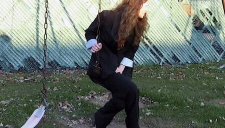 Peeing On A Swing (MP4 1080p) - Jayne