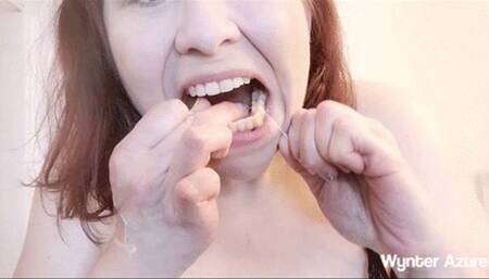 Floss, Toothbrush and Tongue Scraper with Dental Talk (ID #1874 HD 1080rez)