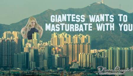 Giantess growing out of the house