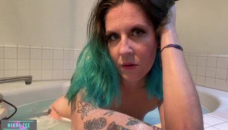 Milky Bath and Anal play