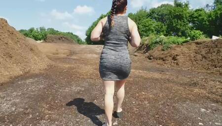 Butt Plugged - Public Park Milf