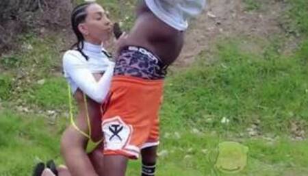 Frecklemonade sucking on some BBC