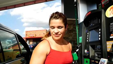 Aunt/Nephew Taboo - Public Cum Walk