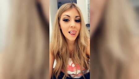 Rubbing and sucking this cock while I hold my camera